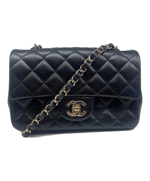 CHANEL（シャネル）CHANEL (シャネル) マトラッセ20 シングルフラップ シングルチェーンバッグ ブラックの古着・服飾アイテム