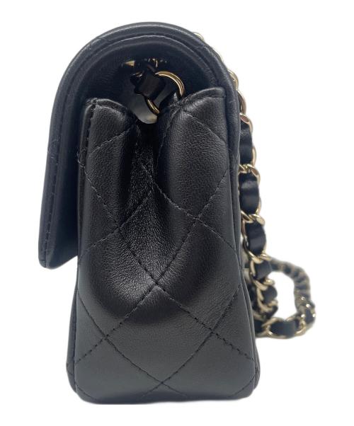 CHANEL（シャネル）CHANEL (シャネル) マトラッセ20 シングルフラップ シングルチェーンバッグ ブラックの古着・服飾アイテム