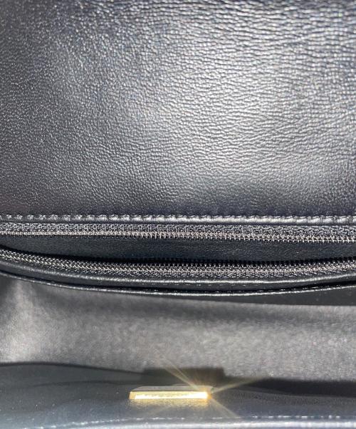 CHANEL（シャネル）CHANEL (シャネル) マトラッセ20 シングルフラップ シングルチェーンバッグ ブラックの古着・服飾アイテム