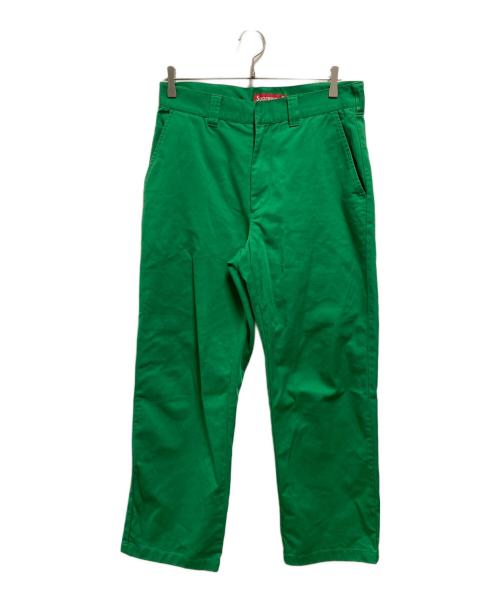 SUPREME（シュプリーム）SUPREME (シュプリーム) Work Pant グリーン サイズ:30の古着・服飾アイテム
