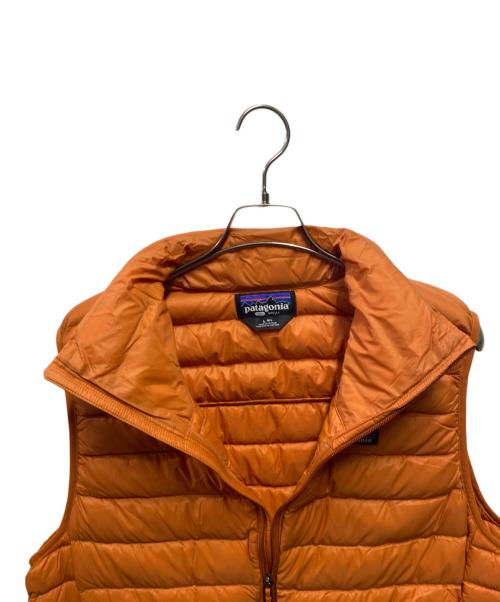 Patagonia（パタゴニア）Patagonia (パタゴニア) ダウンセーターベスト オレンジ サイズ:Lの古着・服飾アイテム