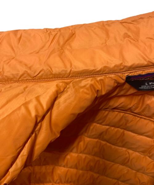 Patagonia（パタゴニア）Patagonia (パタゴニア) ダウンセーターベスト オレンジ サイズ:Lの古着・服飾アイテム