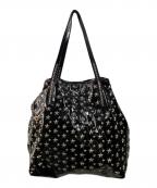 JIMMY CHOOジミーチュウ）の古着「スタースタッズトートバッグ」｜ブラック