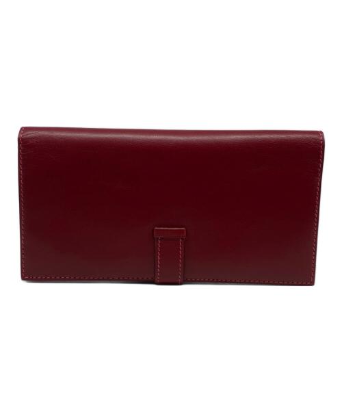 HERMES（エルメス）HERMES (エルメス) 長財布 レッドの古着・服飾アイテム