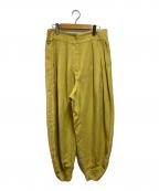 rachel comeyレイチェルコーミー）の古着「リネン混バルーンパンツ」｜イエロー