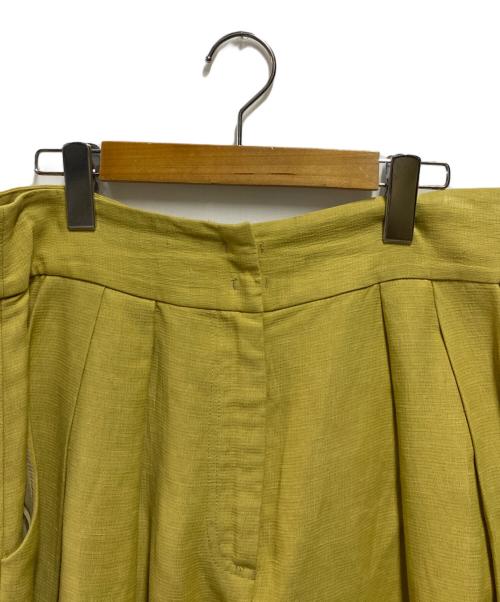 rachel comey（レイチェルコーミー）RACHEL COMEY  (レイチェルコーミー) リネン混バルーンパンツ イエロー サイズ:8の古着・服飾アイテム