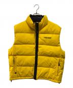 POLO SPORTポロスポーツ）の古着「90sダウンベスト」｜イエロー