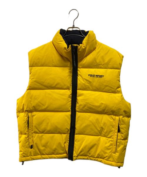 POLO SPORT（ポロスポーツ）POLO SPORT (ポロスポーツ) 90sダウンベスト イエロー サイズ:XLの古着・服飾アイテム