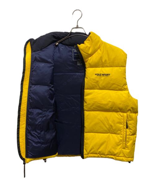 POLO SPORT（ポロスポーツ）POLO SPORT (ポロスポーツ) 90sダウンベスト イエロー サイズ:XLの古着・服飾アイテム