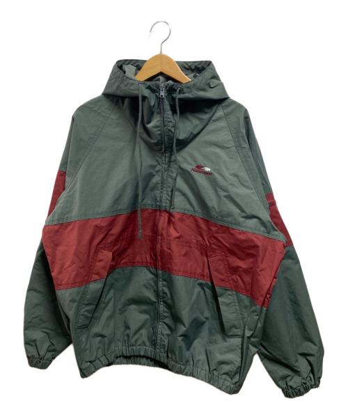 HIDE AND SEEK（ハイドアンドシーク）HIDE AND SEEK (ハイドアンドシーク) Nylon Zip Jacket グリーン サイズ:Lの古着・服飾アイテム