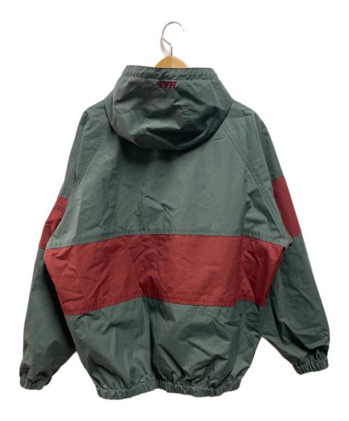 HIDE AND SEEK（ハイドアンドシーク）HIDE AND SEEK (ハイドアンドシーク) Nylon Zip Jacket グリーン サイズ:Lの古着・服飾アイテム