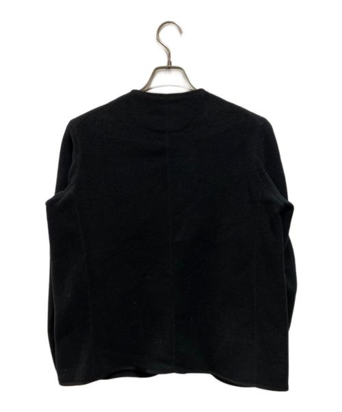 DANTON（ダントン）DANTON (ダントン) ノーカラーフリースジャケット ブラック サイズ:Sの古着・服飾アイテム