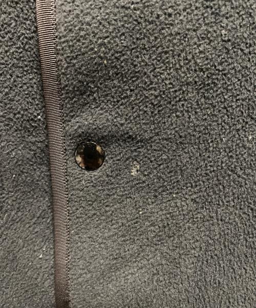 DANTON（ダントン）DANTON (ダントン) ノーカラーフリースジャケット ブラック サイズ:Sの古着・服飾アイテム