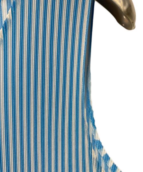 PLEATS PLEASE（プリーツプリーズ）PLEATS PLEASE (プリーツプリーズ) プリースカットソー スカイブルー サイズ:3の古着・服飾アイテム