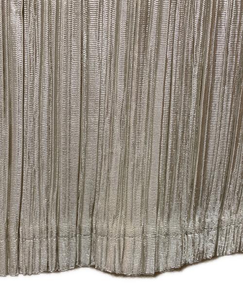 PLEATS PLEASE（プリーツプリーズ）PLEATS PLEASE (プリーツプリーズ) プリーツノースリーブワンピース アイボリー サイズ:2の古着・服飾アイテム