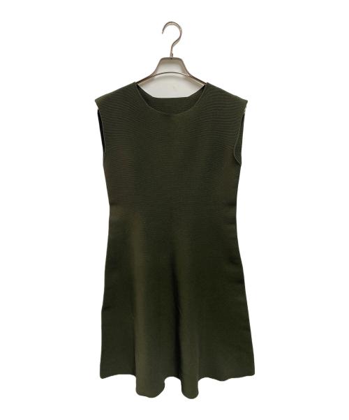 me ISSEY MIYAKE（ミーイッセイ ミヤケ）me ISSEY MIYAKE (ミーイッセイ ミヤケ) ワンピース オリーブ サイズ:FREEの古着・服飾アイテム