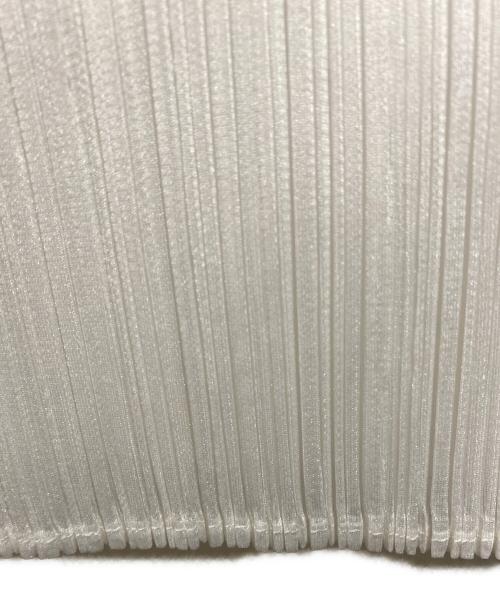 PLEATS PLEASE（プリーツプリーズ）PLEATS PLEASE (プリーツプリーズ) プリーツカーディガンジャケット ホワイト サイズ:Ｓの古着・服飾アイテム