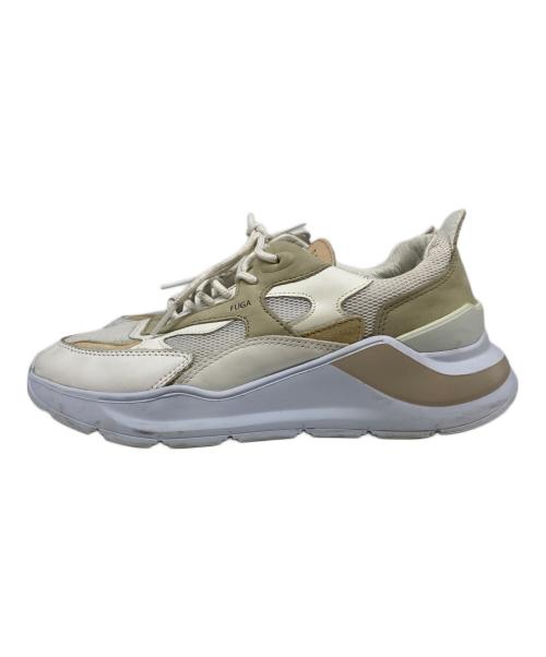 D.A.T.E.（デイト）D.A.T.E. (デイト) FUGA スニーカー ベージュ サイズ:24.5㎝の古着・服飾アイテム