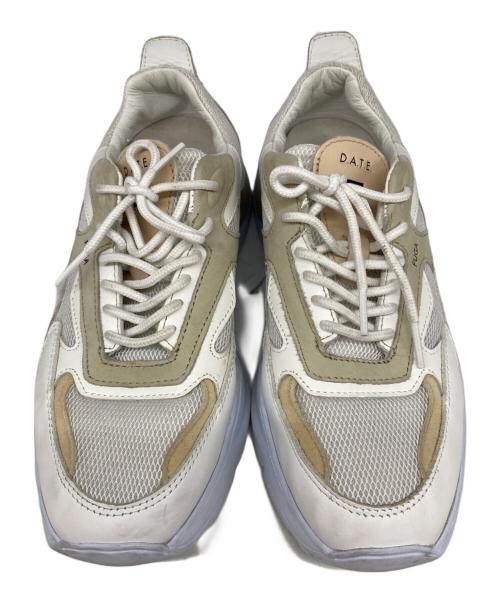 D.A.T.E.（デイト）D.A.T.E. (デイト) FUGA スニーカー ベージュ サイズ:24.5㎝の古着・服飾アイテム