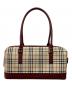 BURBERRY（バーバリー）の古着「ノバチェックミニボストンバッグ」｜ベージュ