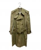 Aquascutumアクアスキュータム）の古着「トレンチコート」｜玉虫色