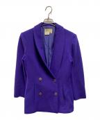 GUCCIグッチ）の古着「ダブルブレストジャケット」｜パープル