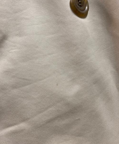 23区（ニジュウサンク）23区 (ニジュウサンク) コットンポリエステルギャバジン ショート トレンチコート ベージュ サイズ:38の古着・服飾アイテム