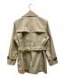 23区 (ニジュウサンク) コットンポリエステルギャバジン ショート トレンチコート ベージュ サイズ:38：8000円