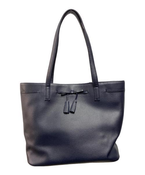 Den HAMANO（デンハマノ）Den HAMANO (デンハマノ) monnaトートバッグ ネイビーの古着・服飾アイテム