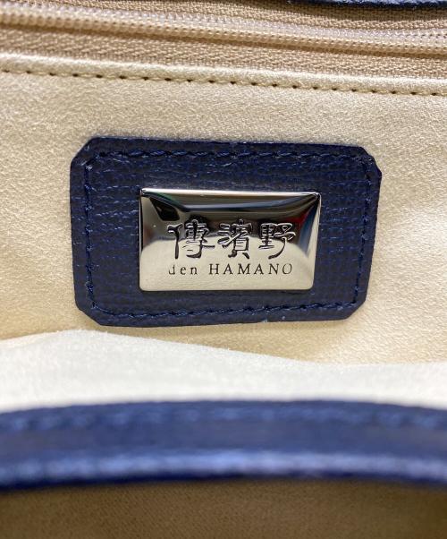 Den HAMANO（デンハマノ）Den HAMANO (デンハマノ) monnaトートバッグ ネイビーの古着・服飾アイテム