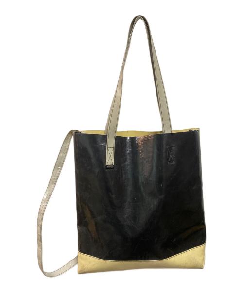 FREITAG（フライターグ）FREITAG (フライターグ) JULIAN トートバッグ アイボリー×ブラックの古着・服飾アイテム