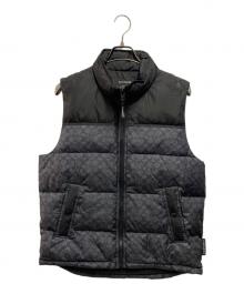 COACH（コーチ）の古着「シグネチャー ダウン ベスト」｜ブラック