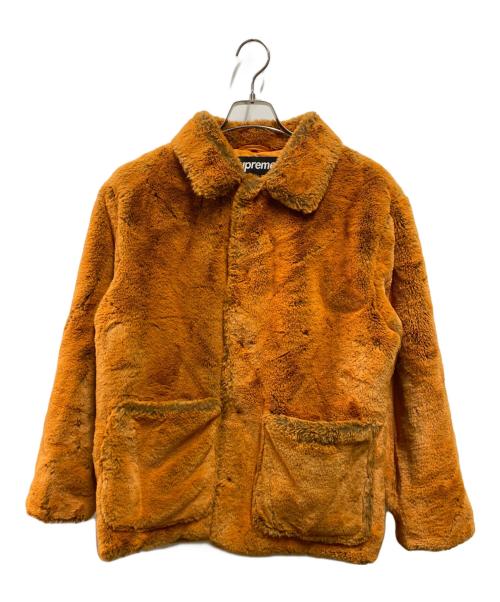 SUPREME（シュプリーム）Supreme (シュプリーム) 2-tone faux fur shop coat オレンジ サイズ:Ｓの古着・服飾アイテム