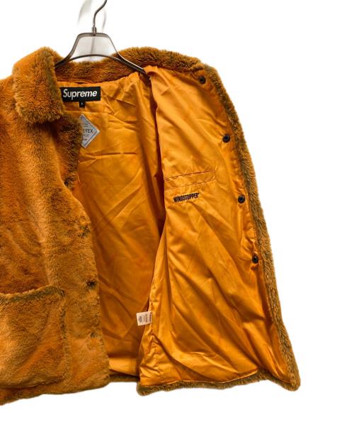 SUPREME（シュプリーム）Supreme (シュプリーム) 2-tone faux fur shop coat オレンジ サイズ:Ｓの古着・服飾アイテム
