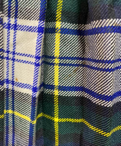 O'NEIL OF DUBLIN（オニールオブダブリン）O'NEIL OF DUBLIN (オニールオブダブリン) チェックラップスカート グリーン サイズ:14の古着・服飾アイテム