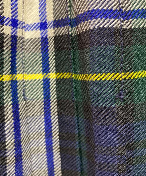 O'NEIL OF DUBLIN（オニールオブダブリン）O'NEIL OF DUBLIN (オニールオブダブリン) チェックラップスカート グリーン サイズ:14の古着・服飾アイテム