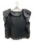 MM6 Maison Margiela（エムエムシックス メゾンマルジェラ）の古着「フリルノースリーブブラウス」｜ブラック