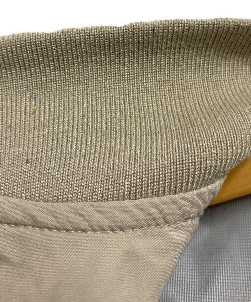 stussy（ステューシー）stussy (ステューシー) ラスタワッペンブルゾン ベージュ サイズ:Lの古着・服飾アイテム