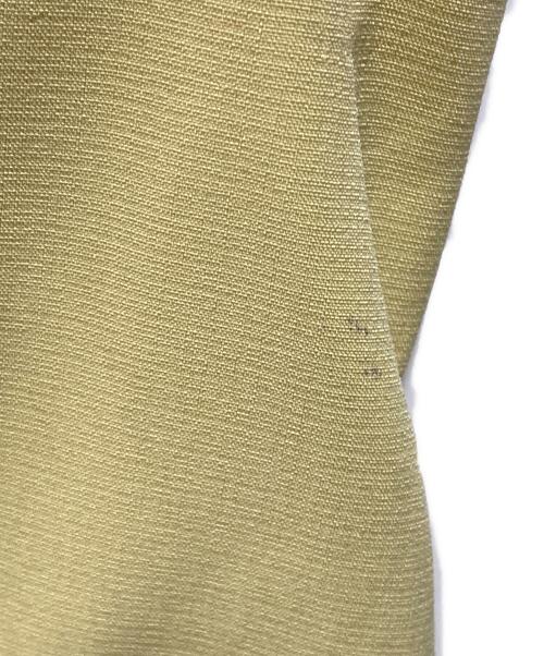 JUSGLITTY（ジャスグリッティー）JUSGLITTY (ジャスグリッティー) ディープVネックナローワンピース イエローの古着・服飾アイテム