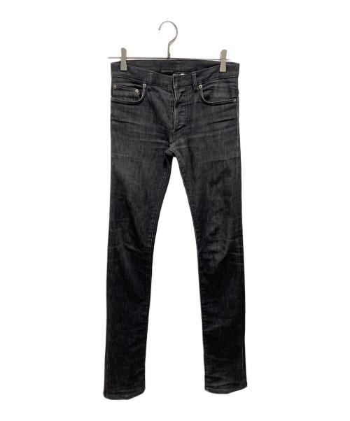 DIOR HOMME（ディオール オム）DIOR HOMME (ディオール オム) ストレッチスキニージーンズ ブラック サイズ:65cm（W26）の古着・服飾アイテム