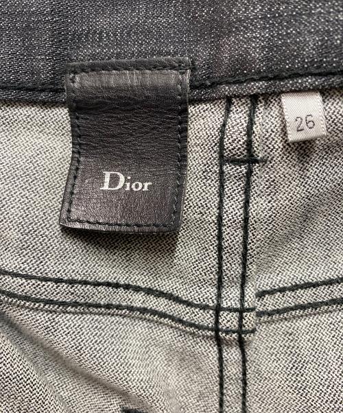 DIOR HOMME（ディオール オム）DIOR HOMME (ディオール オム) ストレッチスキニージーンズ ブラック サイズ:65cm（W26）の古着・服飾アイテム