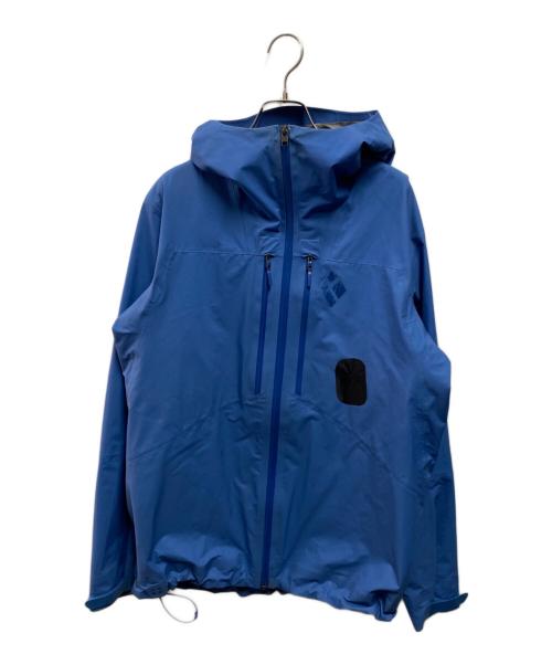 BLACK DIAMOND（ブラックダイヤモンド）BLACK DIAMOND (ブラックダイヤモンド) GORE-TEXマウンテンパーカー ブルー サイズ:Ｍの古着・服飾アイテム
