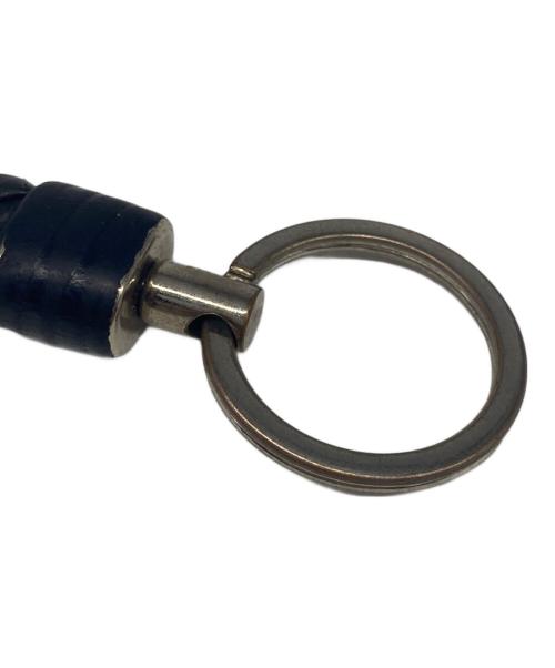 BOTTEGA VENETA（ボッテガベネタ）BOTTEGA VENETA (ボッテガベネタ) イントレチャートキーリング ブラックの古着・服飾アイテム