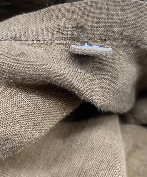 mina perhonen（ミナ ペルホネン）mina perhonen (ミナ ペルホネン) レターオブフラワートート ベージュ×グリーンの古着・服飾アイテム