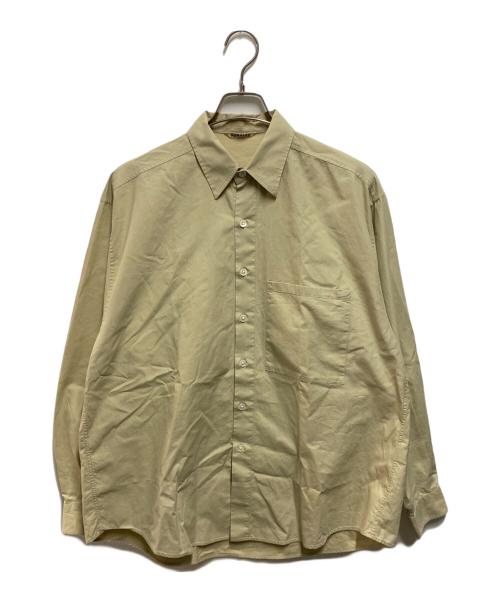 AURALEE（オーラリー）AURALEE (オーラリー) WASHED FINX TWILL BIG SHIRTS  A9AS02TN ベージュ サイズ:4の古着・服飾アイテム