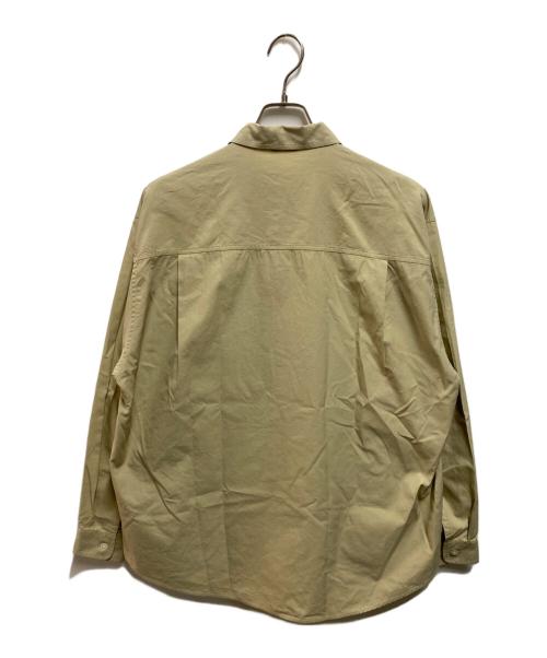 AURALEE（オーラリー）AURALEE (オーラリー) WASHED FINX TWILL BIG SHIRTS  A9AS02TN ベージュ サイズ:4の古着・服飾アイテム