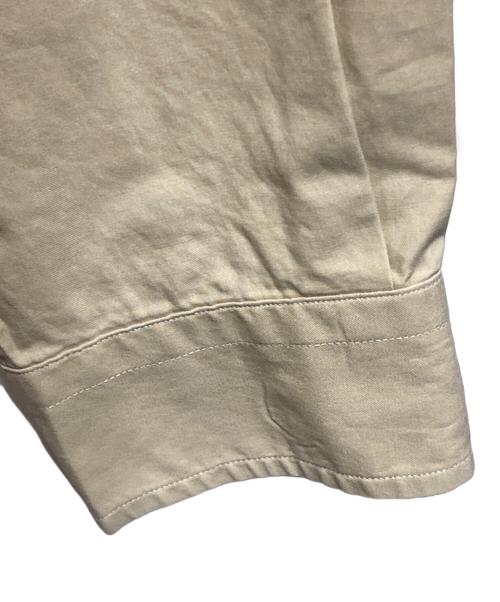 AURALEE（オーラリー）AURALEE (オーラリー) WASHED FINX TWILL BIG SHIRTS  A9AS02TN ベージュ サイズ:4の古着・服飾アイテム