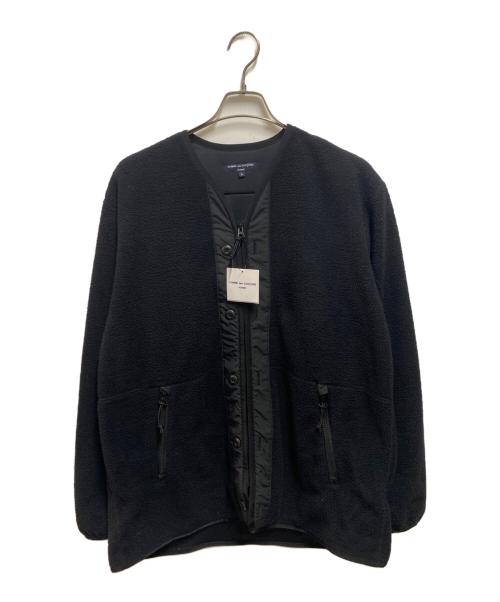 COMME des GARCONS HOMME（コムデギャルソン オム）COMME des GARCONS HOMME (コムデギャルソン オム) エステルボア×エステルタフタミリタリーライナーカーディガン ブラック サイズ:L 未使用品の古着・服飾アイテム