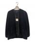 COMME des GARCONS HOMME（コムデギャルソン オム）の古着「エステルボア×エステルタフタミリタリーライナーカーディガン」｜ブラック