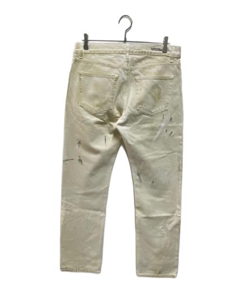 HELMUT LANG（ヘルムートラング）HELMUT LANG (ヘルムートラング) Hand-Painted Low-Rise Jeans ホワイト サイズ:32の古着・服飾アイテム